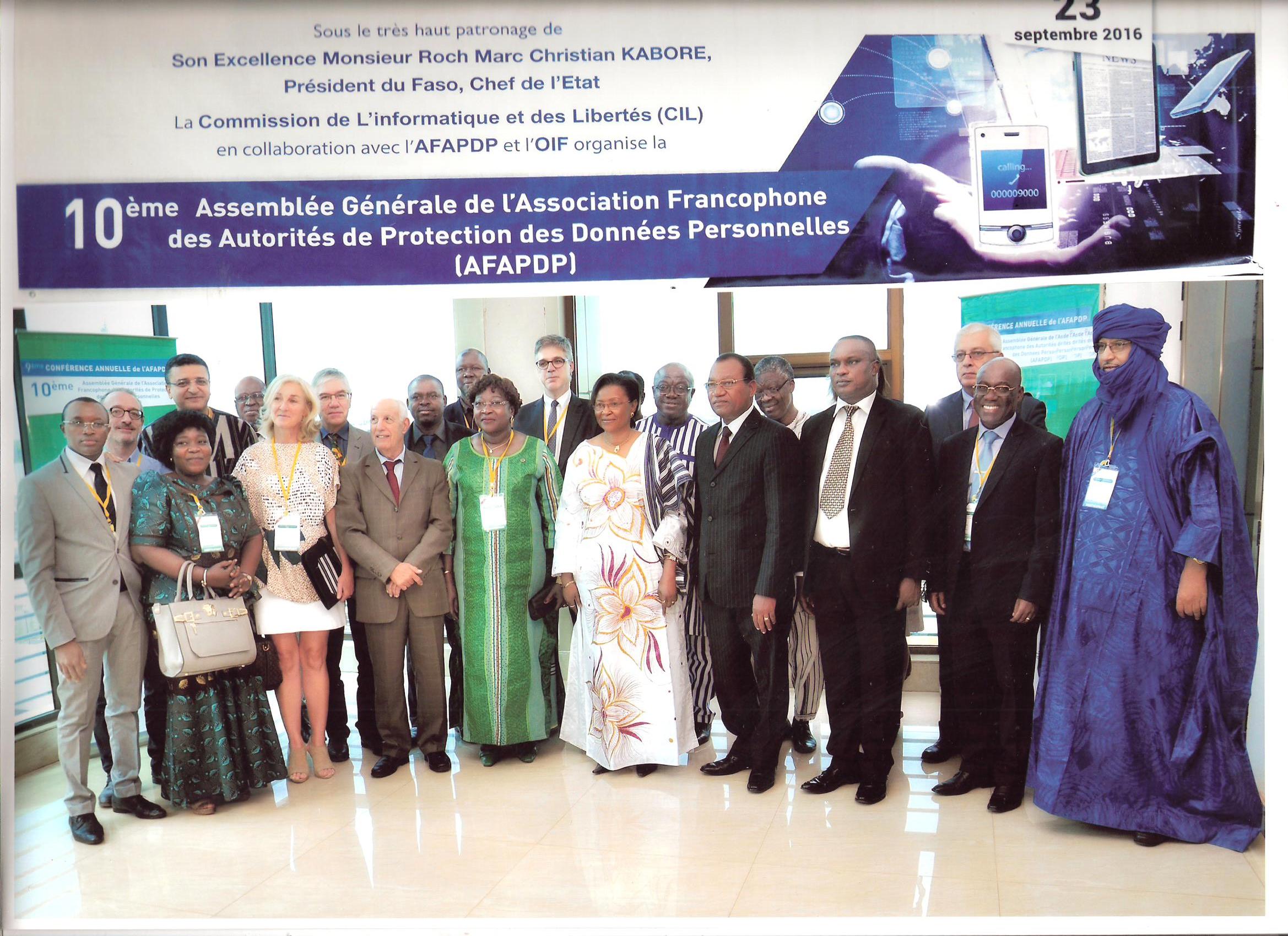 Communiqué de presse: compte rendu des réunions de l’AFAPDP à Ouagadougou Communiqué de presse: compte rendu des réunions de l’AFAPDP à Ouagadougou